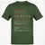 Combat Medic Stats Classic Unisex T-Shirt - Military Green - 6