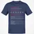 Counselor Stats Classic Unisex T-Shirt - Navy - 7