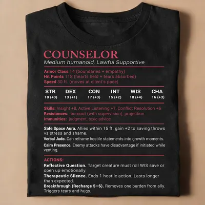 Counselor Stats Classic Unisex T-Shirt