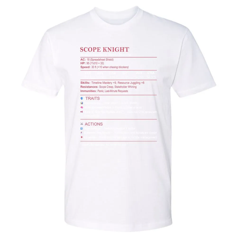 PM Stats Premium Unisex T-Shirt - White - 4