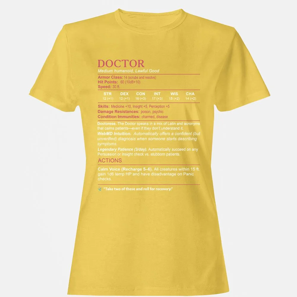 Doctor Stats Women's T-Shirt - Daisy - 4