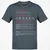 Fighter Pilot Stats Classic Unisex T-Shirt - Charcoal - 3