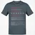 Mental Health Therapist Stats Classic Unisex T-Shirt - Charcoal - 3