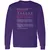 Backend Barbarian Stats Long Sleeve T-Shirt - Purple - 13