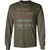 Backend Barbarian Stats Long Sleeve T-Shirt - Military Green - 16