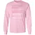 Backend Barbarian Stats Long Sleeve T-Shirt - Light Pink - 3