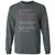 Backend Barbarian Stats Long Sleeve T-Shirt - Dark Heather - 15