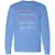 Backend Barbarian Stats Long Sleeve T-Shirt - Carolina Blue - 12