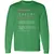 Backend Barbarian Stats Long Sleeve T-Shirt - Irish Green - 10
