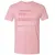 Biologist Stats Premium Unisex T-Shirt - Light Pink - 3