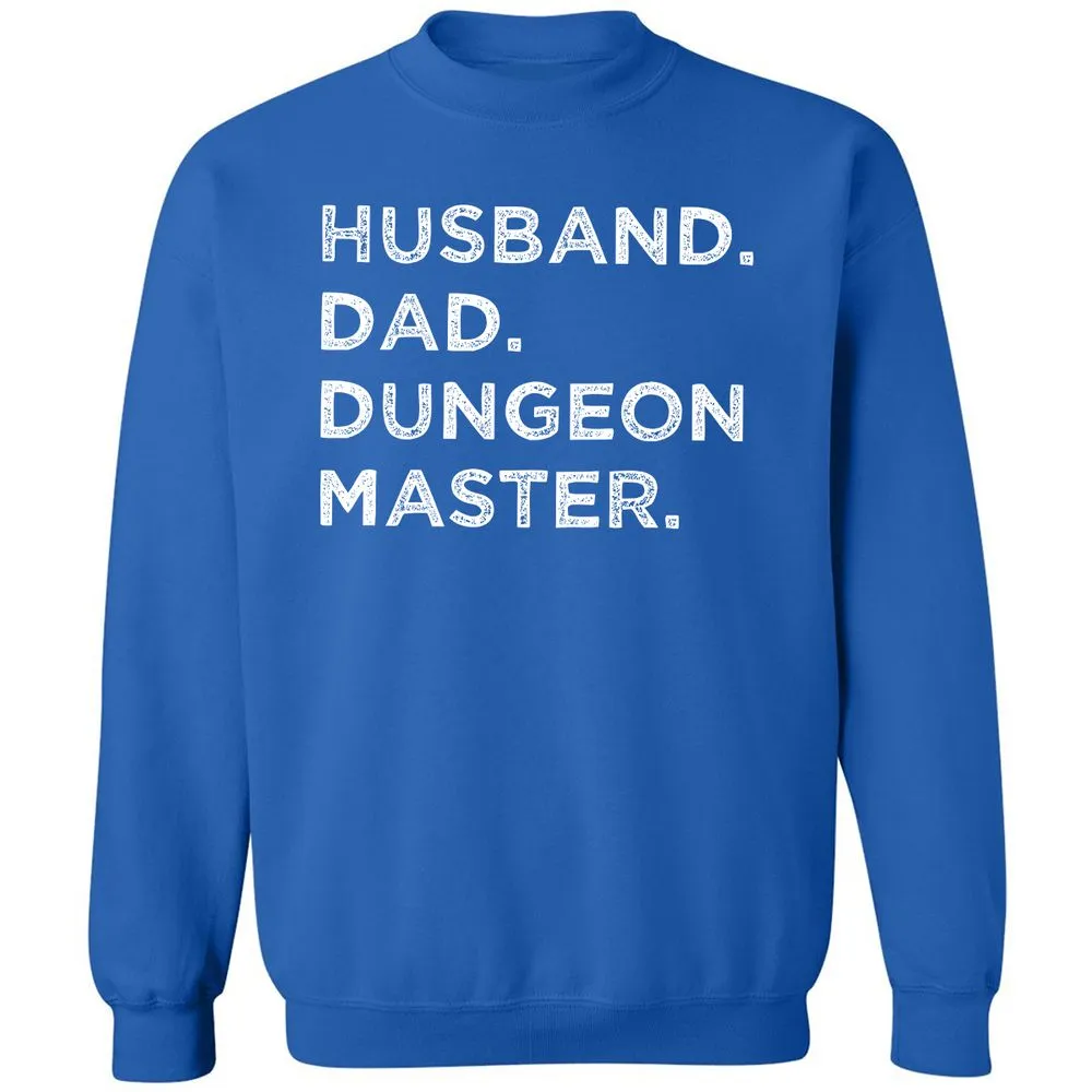 Husband Dad Dungeon Master Classic Unisex Sweatshirt - Royal - 9