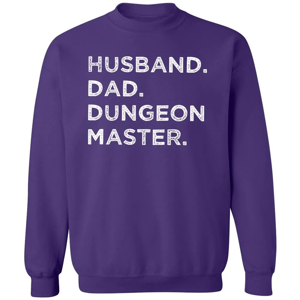 Husband Dad Dungeon Master Classic Unisex Sweatshirt - Purple - 6