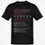 Police Officer Stats Classic Unisex T-Shirt - Black - 1