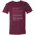 Backend Barbarian Stats Unisex V-Neck T-Shirt - Maroon - 6