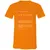 Backend Barbarian Stats Unisex V-Neck T-Shirt - Orange - 11
