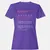 Backend Barbarian Stats Women's T-Shirt - Purple - 12