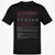 Social Worker Stats Classic Unisex T-Shirt - Black - 1