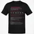 Truck Driver Stats Classic Unisex T-Shirt - Black - 1