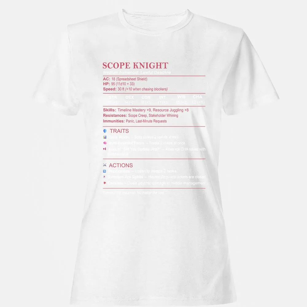 PM Stats Women's T-Shirt - White - 16