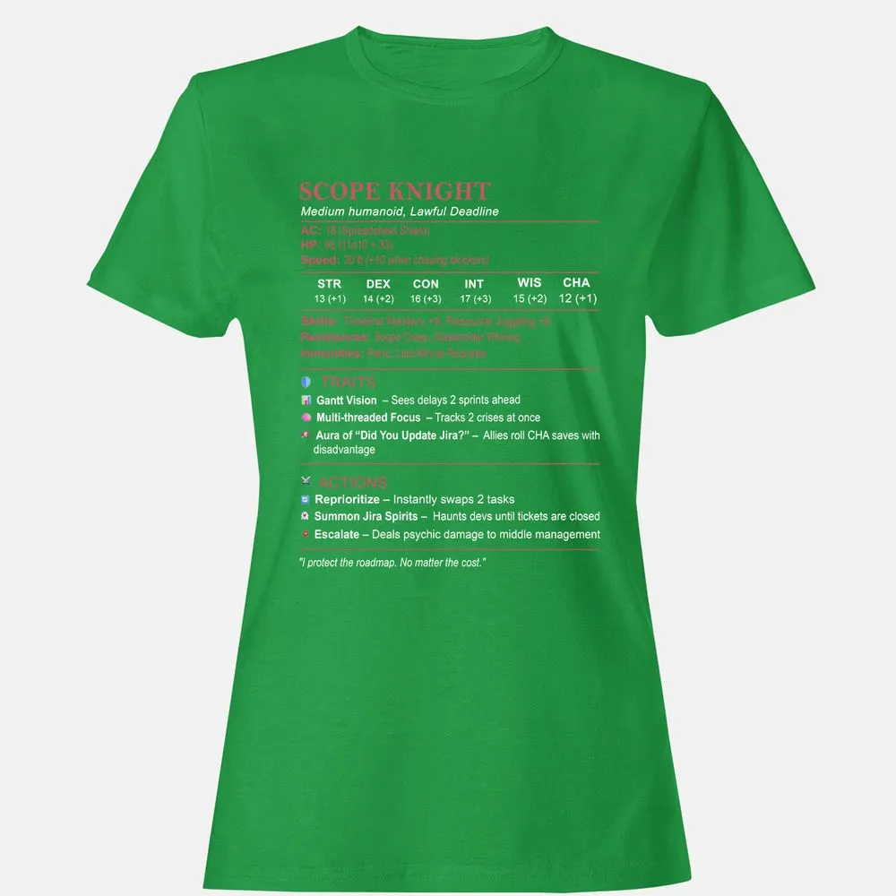 PM Stats Women's T-Shirt - Irish Green - 7