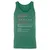 Biologist Stats Unisex Jersey Tank - Kelly - 9