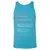 Biologist Stats Unisex Jersey Tank - Aqua Triblend - 3
