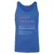 Biologist Stats Unisex Jersey Tank - True Royal Triblend - 12