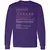 Biologist Stats Long Sleeve T-Shirt - Purple - 13