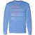 Biologist Stats Long Sleeve T-Shirt - Carolina Blue - 12