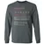 Biologist Stats Long Sleeve T-Shirt - Dark Heather - 15