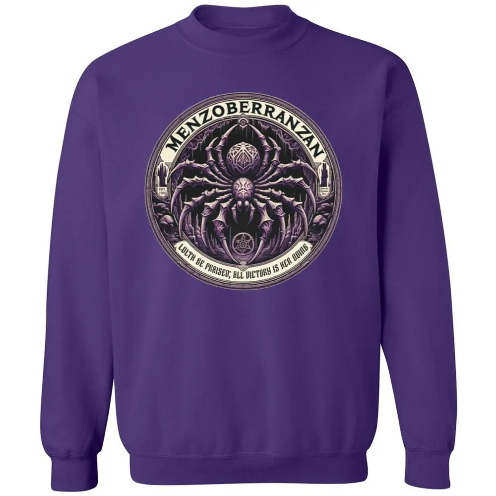 Menzoberranzan Lolth Be Praised Classic Unisex Sweatshirt - Purple - 6