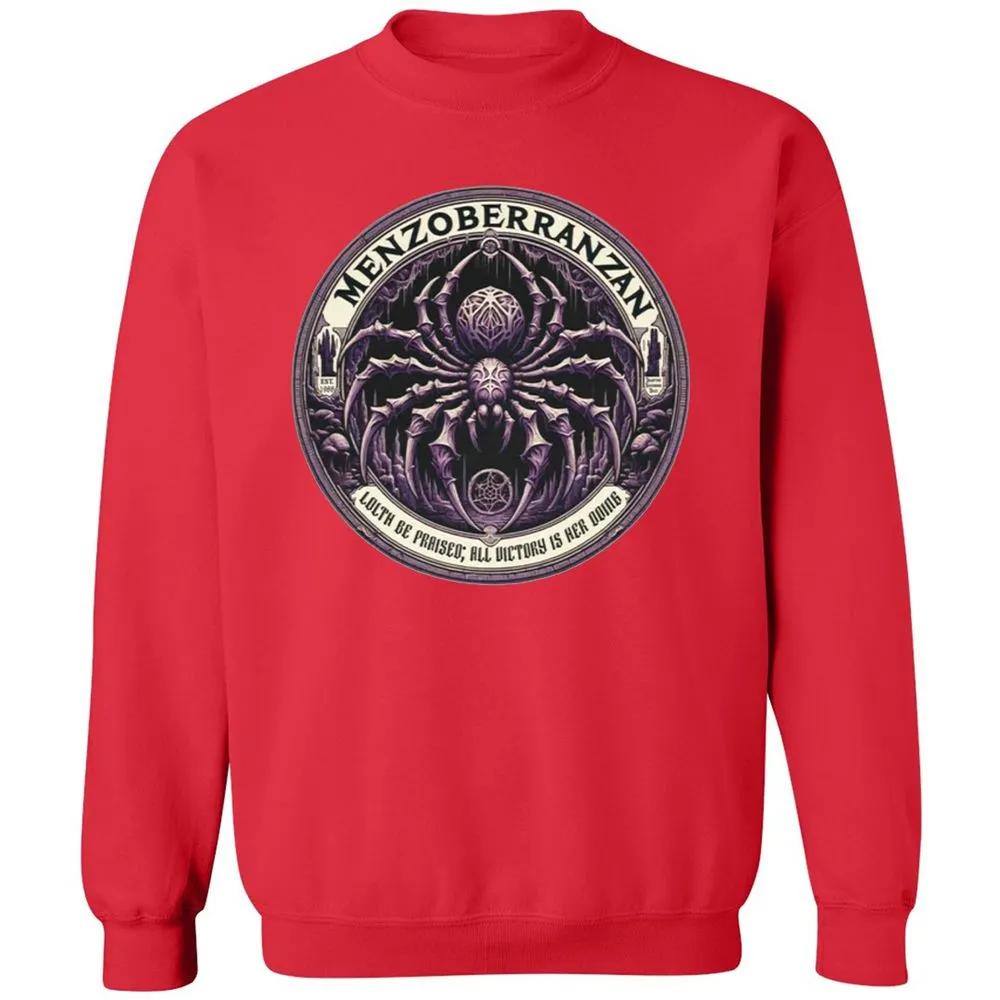 Menzoberranzan Lolth Be Praised Classic Unisex Sweatshirt - Red - 5