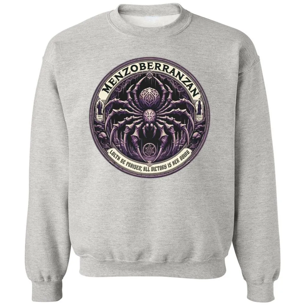 Menzoberranzan Lolth Be Praised Classic Unisex Sweatshirt - Ash - 8