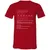 Biologist Stats Unisex V-Neck T-Shirt - Red - 3