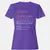 Biologist Stats Women's T-Shirt - Purple - 12