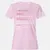 Biologist Stats Women's T-Shirt - Light Pink - 9