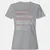 Biologist Stats Women's T-Shirt - Sport Grey - 15
