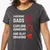 Awesome Dad Fathers Day Ladies Curvy Jersey - model - 0