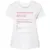 Backend Developer Stats Ladies Curvy Jersey - White - 6