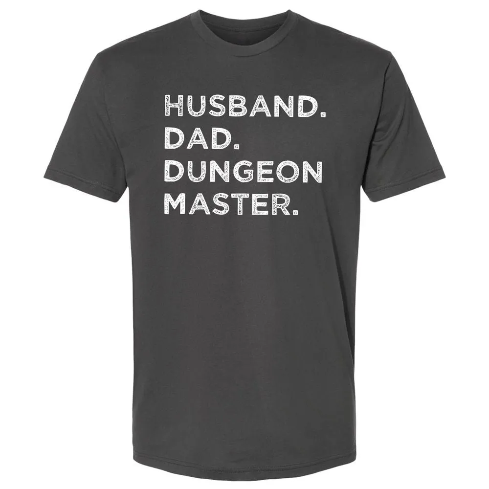 Husband Dad Dungeon Master Premium Unisex T-Shirt - Heavy Metal - 8