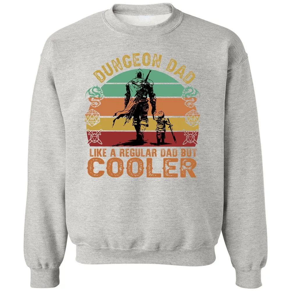 Dungeon Dad Like A Regular Dad Classic Unisex Sweatshirt - Ash - 8