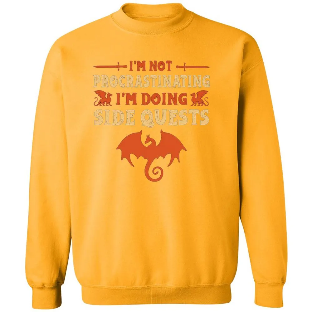 I'm Doing Side Quests Classic Unisex Sweatshirt - Gold - 11