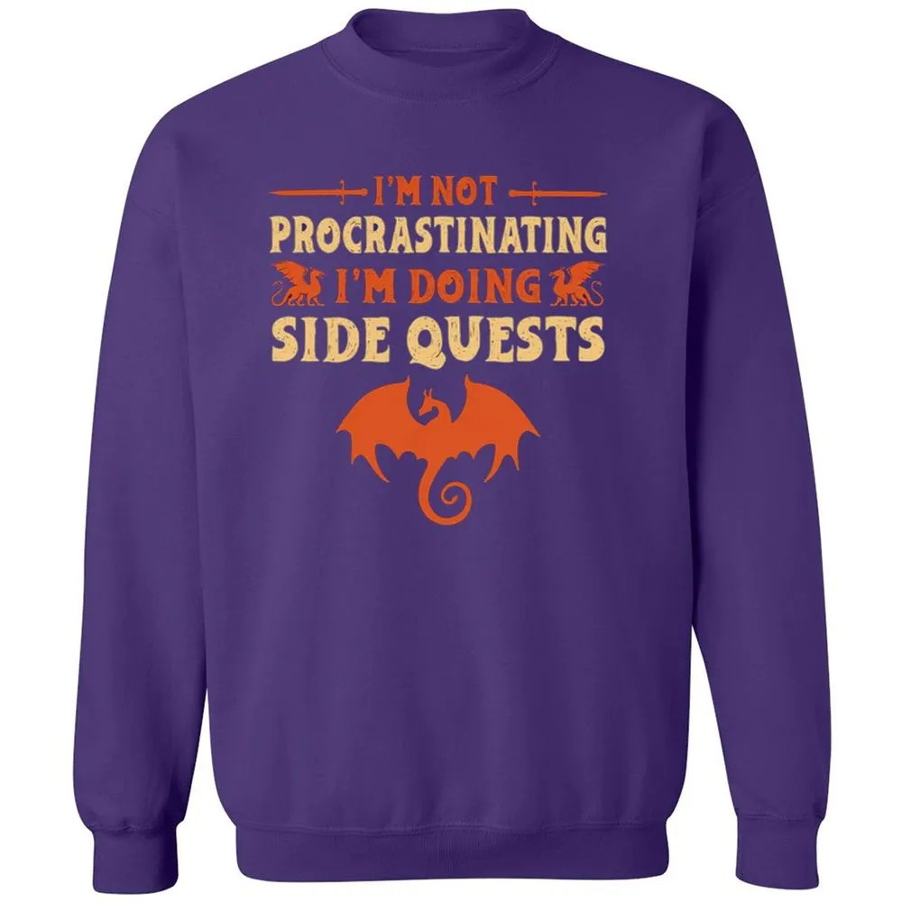 I'm Doing Side Quests Classic Unisex Sweatshirt - Purple - 6