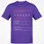 Master Degree's Holder Stats Classic Unisex T-Shirt - Purple - 9