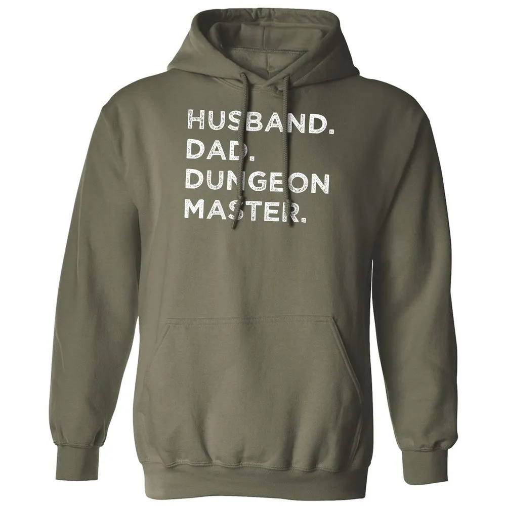 Husband Dad Dungeon Master Classic Unisex Hoodie - Military Green - 4