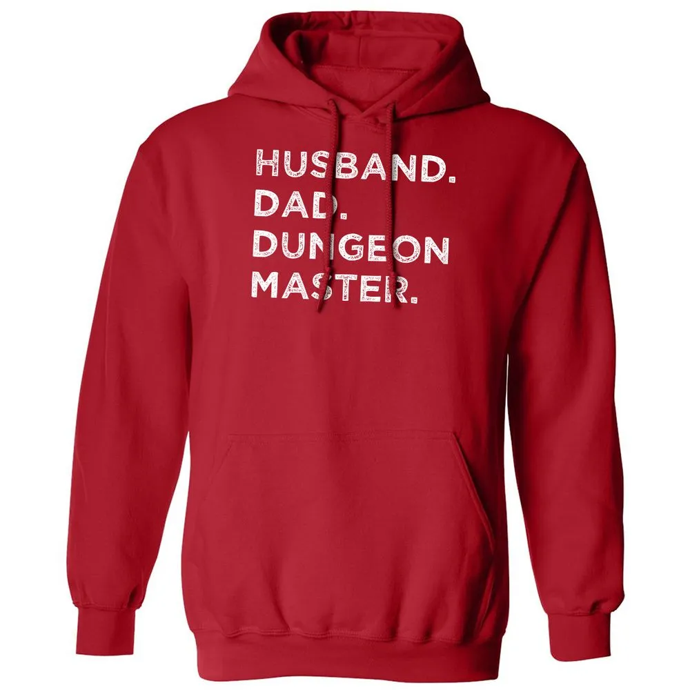 Husband Dad Dungeon Master Classic Unisex Hoodie - Red - 5