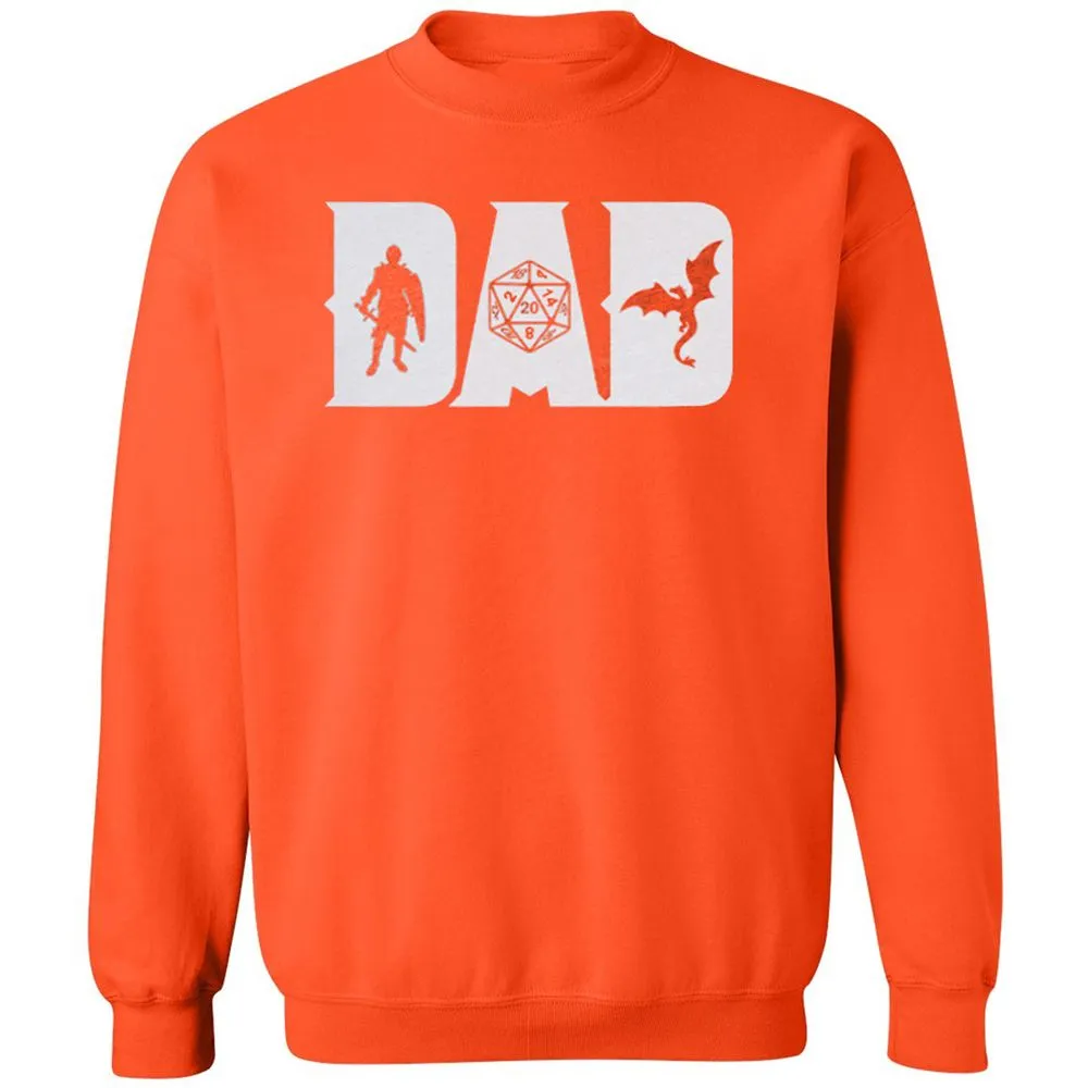 Dad Fathers Day Classic Unisex Sweatshirt - Orange - 10