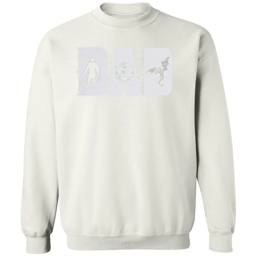 Dad Fathers Day Classic Unisex Sweatshirt - White - 12