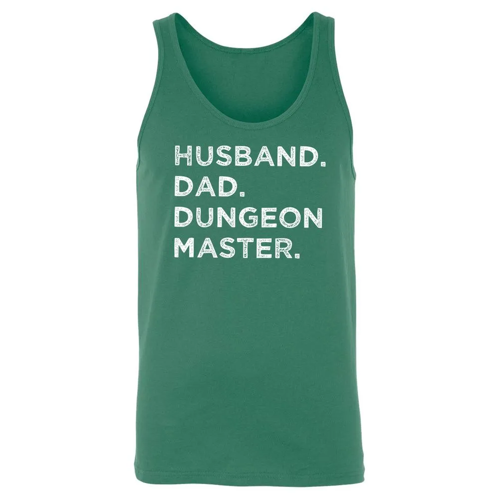 Husband Dad Dungeon Master Unisex Jersey Tank - Kelly - 9