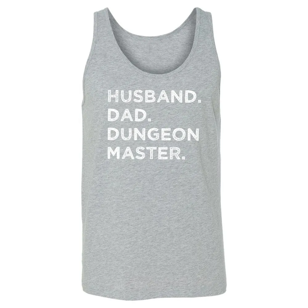 Husband Dad Dungeon Master Unisex Jersey Tank - Athletic Heather - 4
